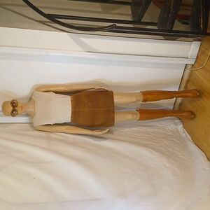 Gorgeous Tommy Hilfiger Chestnut Brown Suede Mini Skirt